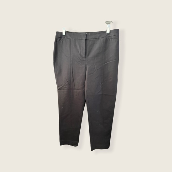 Chico’s size (1) size 8 So slimming black ponte’ pants lined ❤️ - Picture 1 of 3
